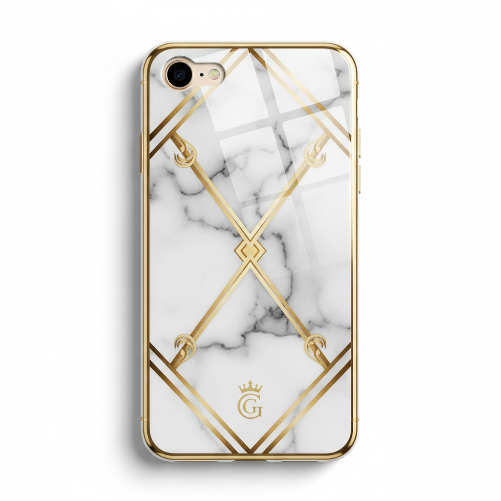 Marble Glam Phone Case