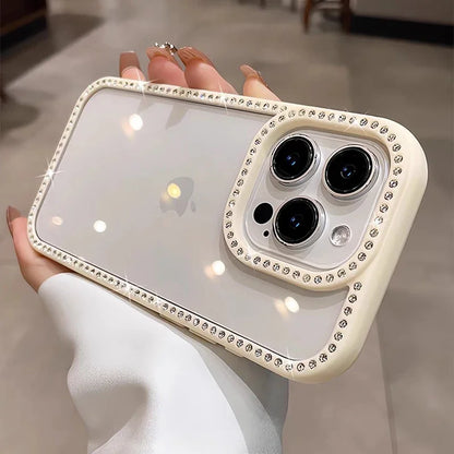 Luxury Bling Rhinestone Diamond Phone Case for Iphone 17 16 Pro Max Cases Iphone 15 14 13 12 11 Promax plus Air Shockproof Cover