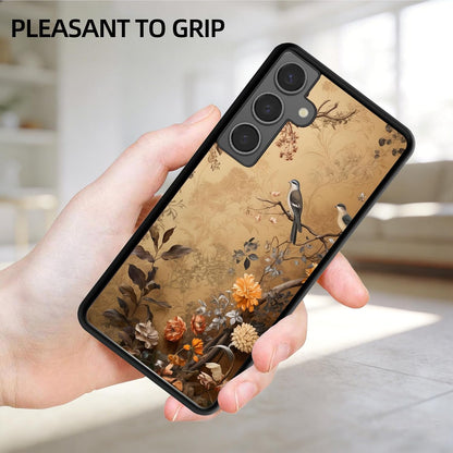 For Samsung Galaxy S24 Case - Vintage Flowers and Birds