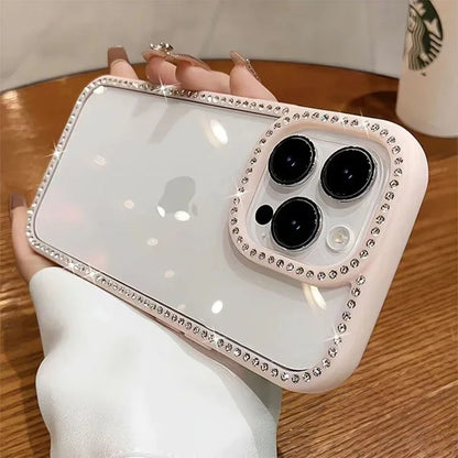 Luxury Bling Rhinestone Diamond Phone Case for Iphone 17 16 Pro Max Cases Iphone 15 14 13 12 11 Promax plus Air Shockproof Cover
