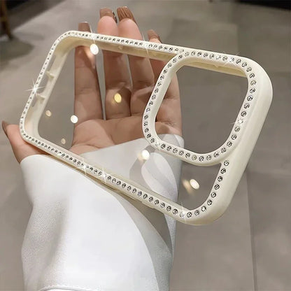 Luxury Bling Rhinestone Diamond Phone Case for Iphone 17 16 Pro Max Cases Iphone 15 14 13 12 11 Promax plus Air Shockproof Cover