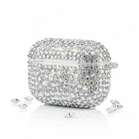 Glam Rhinestone Earbud Case