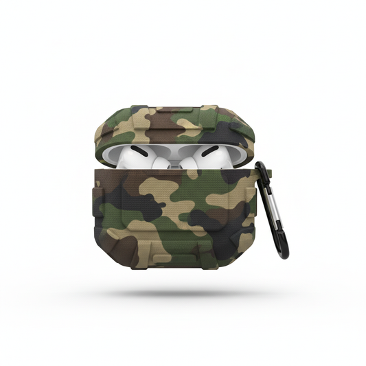 Military Camo Earbud Case